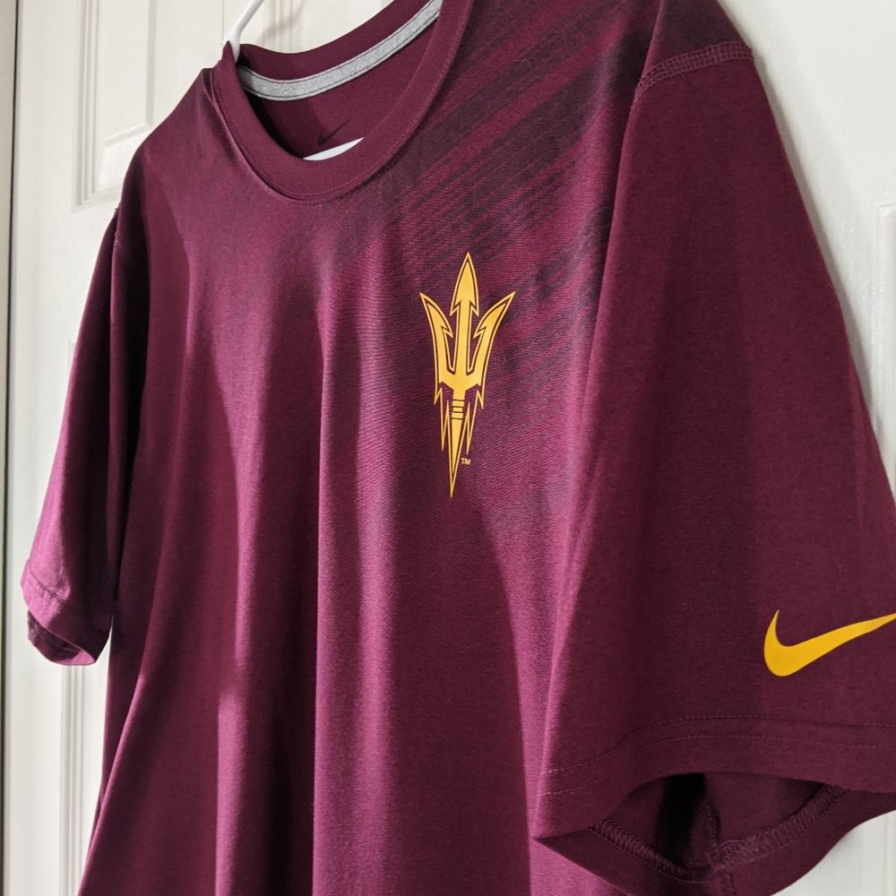ASU Dri Fit Shirt Maroon Mens M